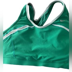 Nike Green DryFit Sports Bra XL